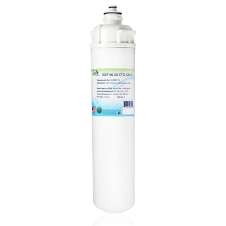 Swift Green Filters SGF-96-23 CTO-ION-S Replacement water filter for Everpure EV9607-10 SGF-96-23 CTO-ION-S